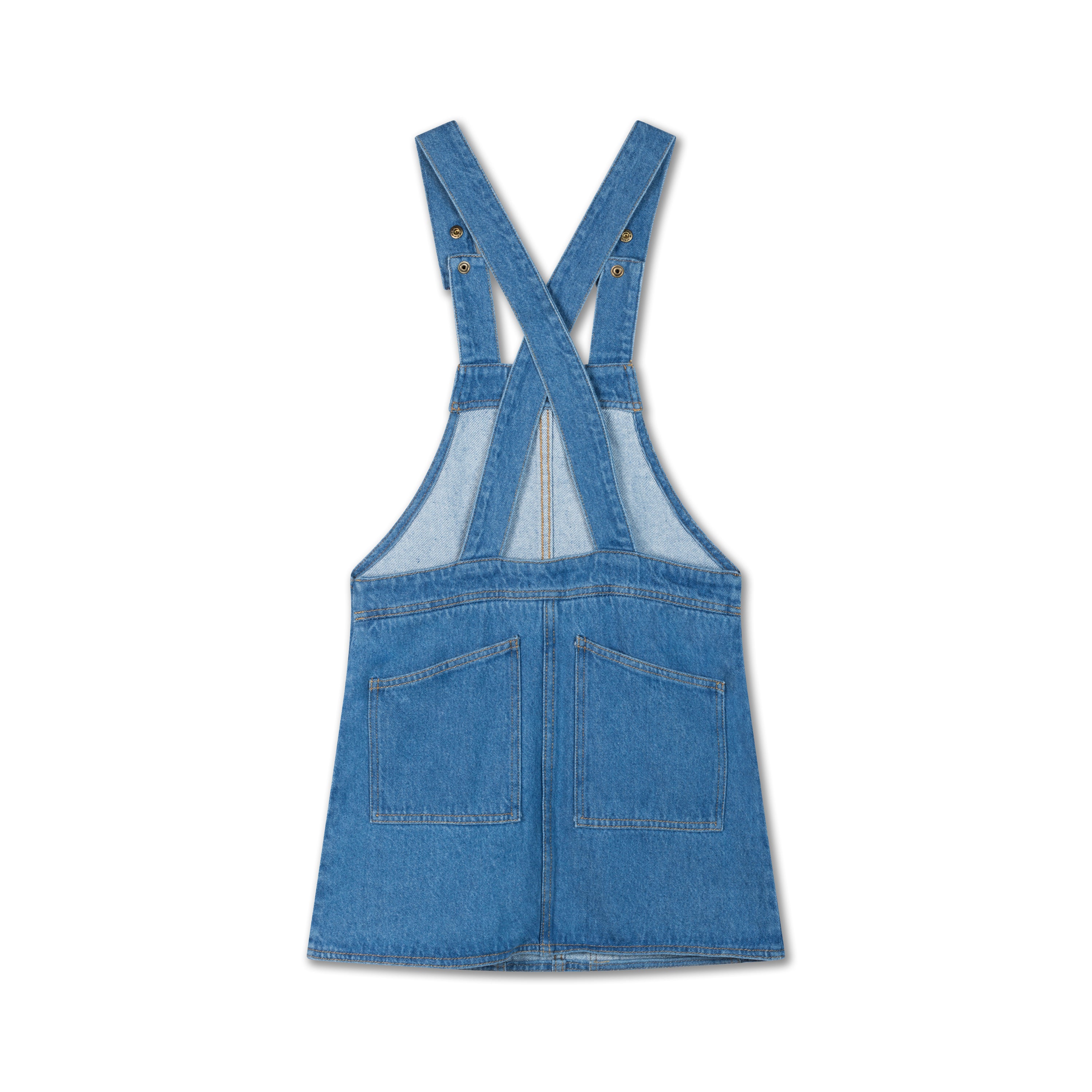 REPOSE / Dungaree dress