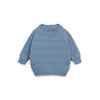 PLAY UP / Knitted sweater lightblue