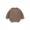 PLAY UP / Knitted Sweater - wooden memories