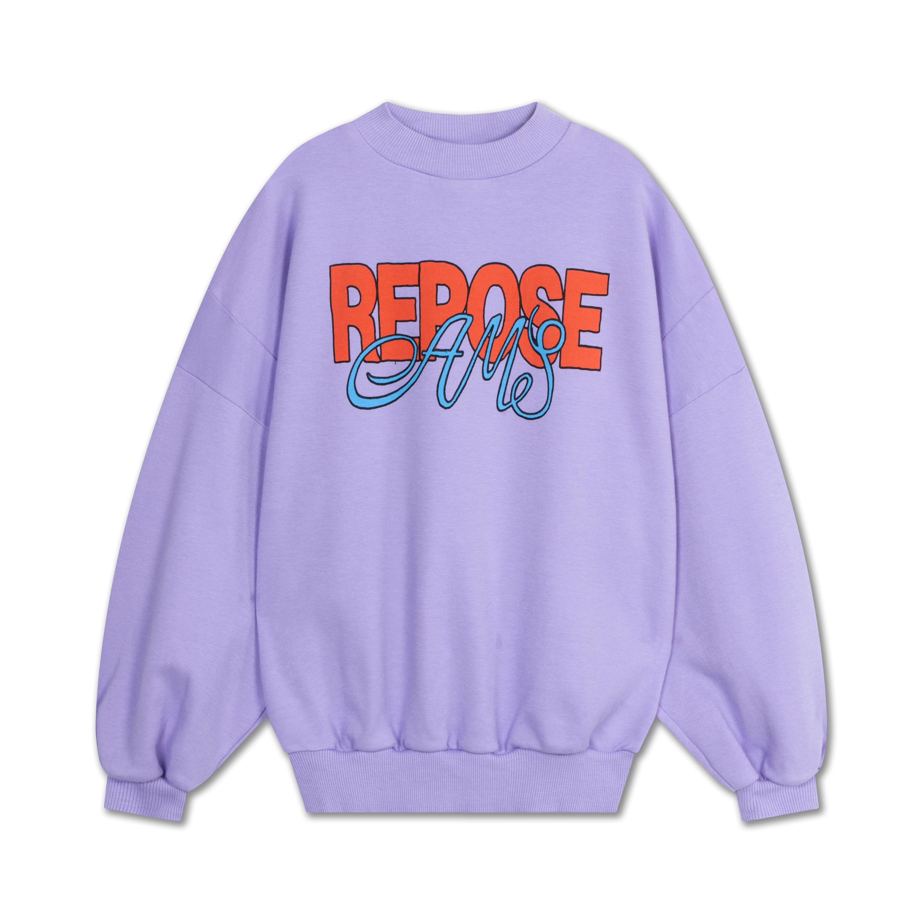 REPOSE / Crewneck sweater - bright violet Laatste 2jr/92