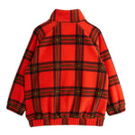 MINI RODINI / Check Fleece Jacket - red