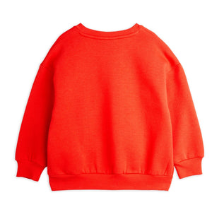 MINI RODINI / Dog emb Sweatshirt - red