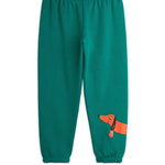 MINI RODINI / Dog Sweatpant sp - green LAATSTE 116/122