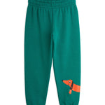 MINI RODINI / Dog Sweatpant sp - green LAATSTE 116/122