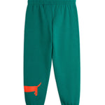 MINI RODINI / Dog Sweatpant sp - green LAATSTE 116/122