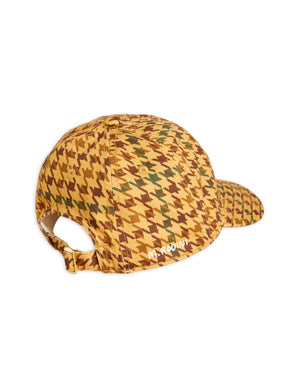 MINI RODINI / Dog Houndtooth Cap