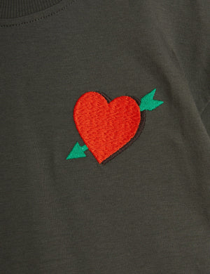 MINI RODINI / Arrowed Heart tee