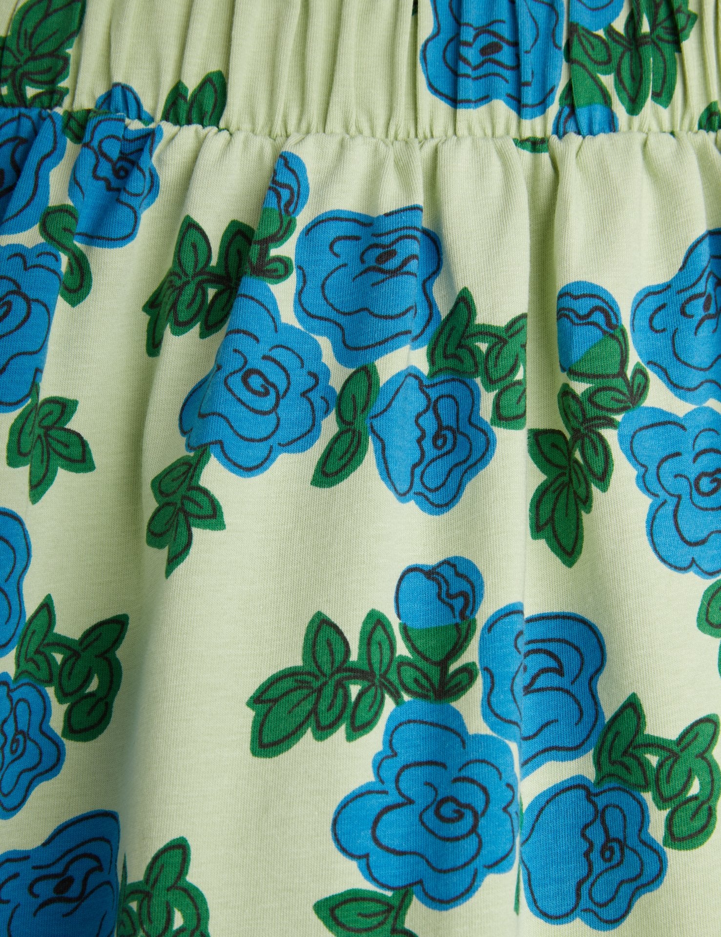 MINI RODINI / Blue roses skirt