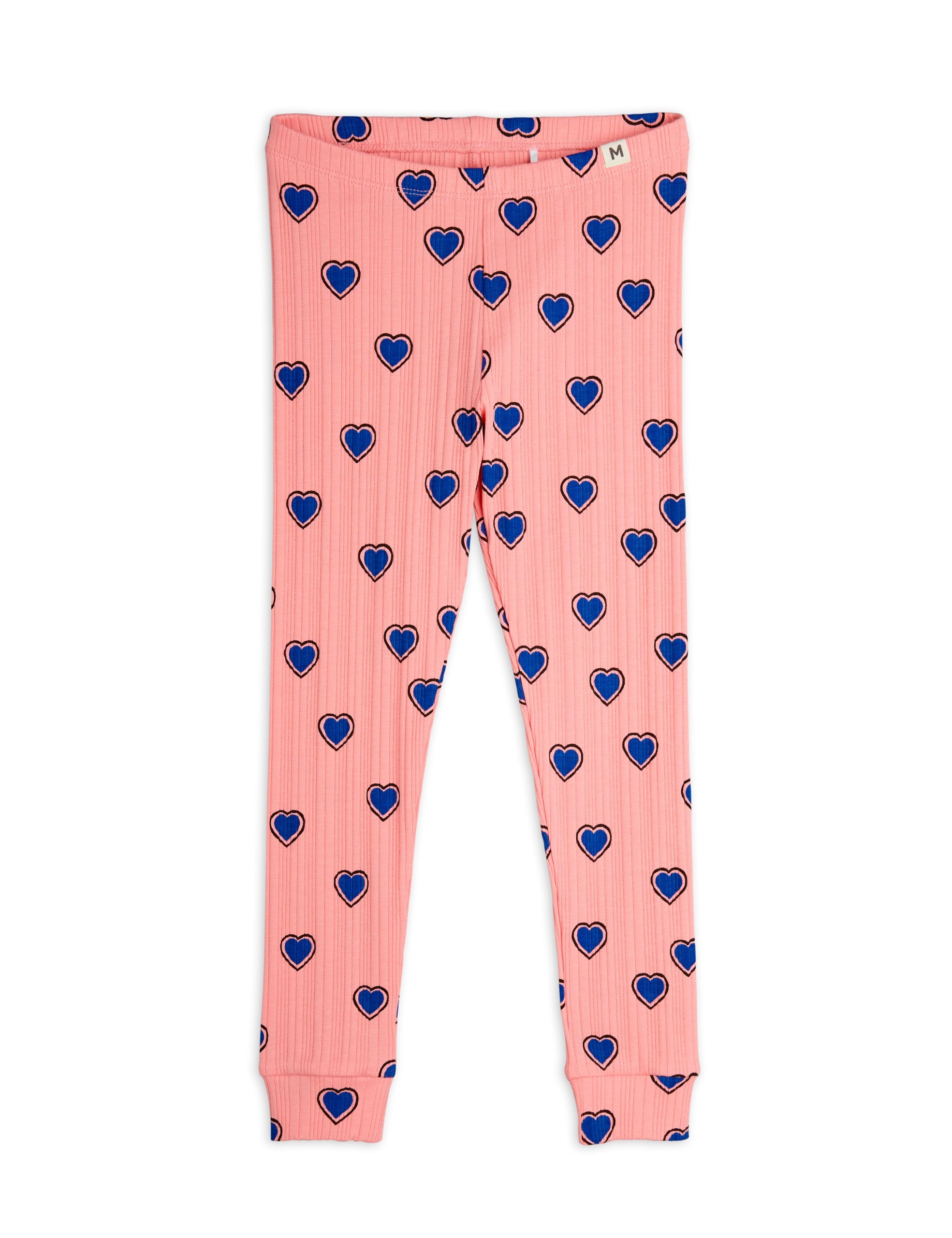 MINI RODINI / Outlined Heart aop legging