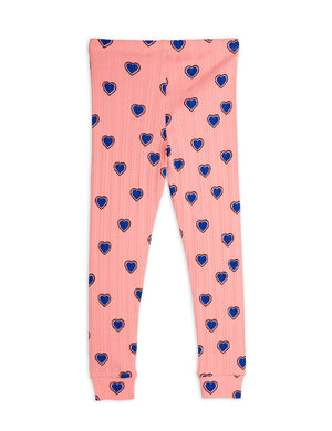 MINI RODINI / Outlined Heart aop legging