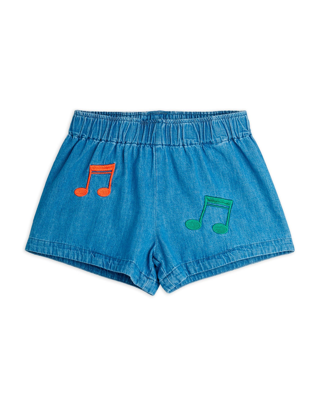 MINI RODINI / Note denim shorts