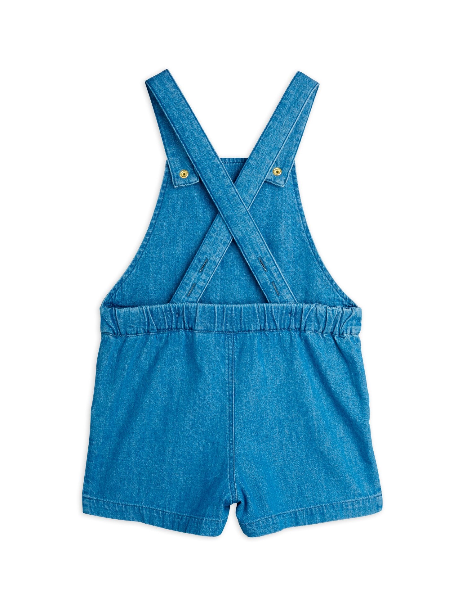 MINI RODINI / Note denim dungarees