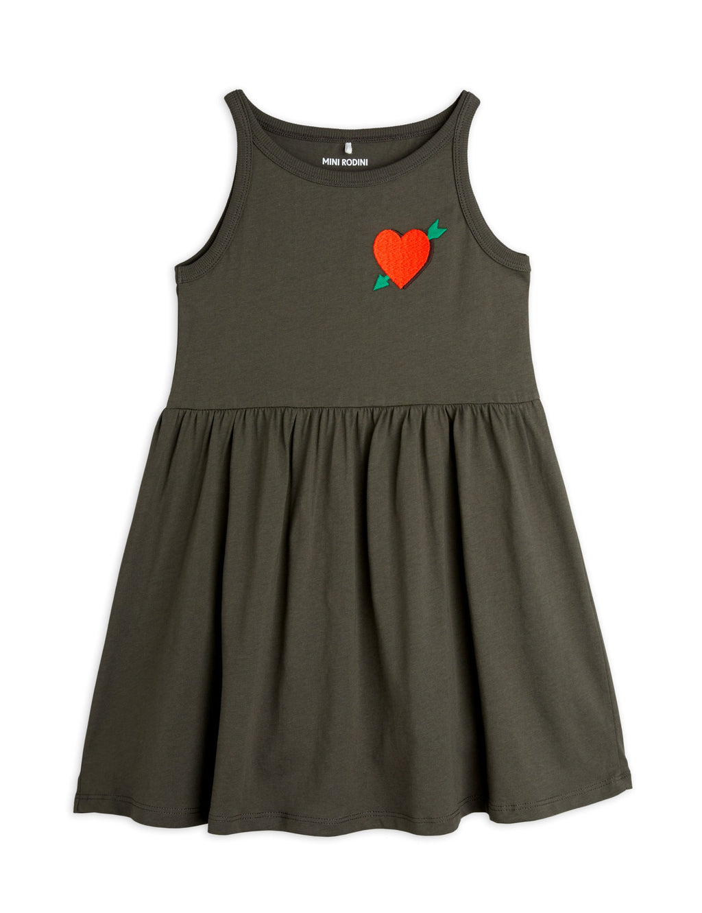 MINI RODINI / Arrowed Heart tank dress