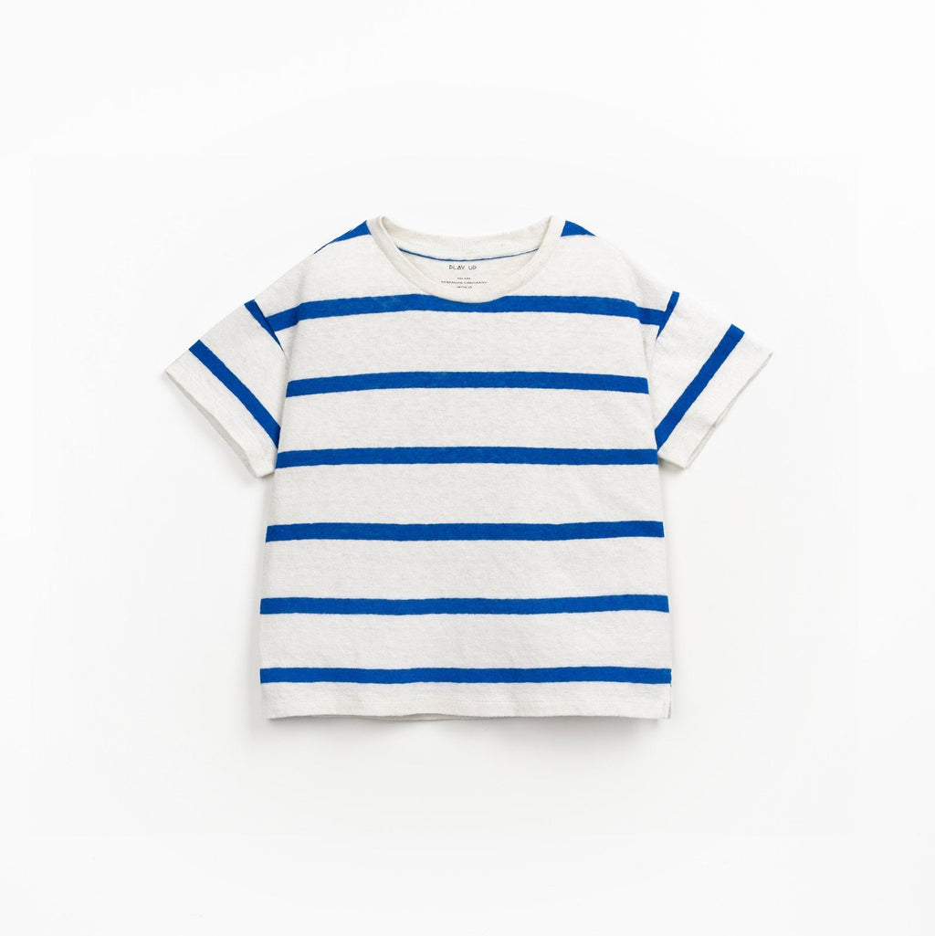 PLAY UP / Striped Jersey T-shirt