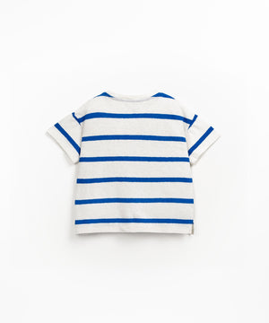 PLAY UP / Striped Jersey T-shirt