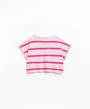 PLAY UP / Loose Striped t-shirt - Stories