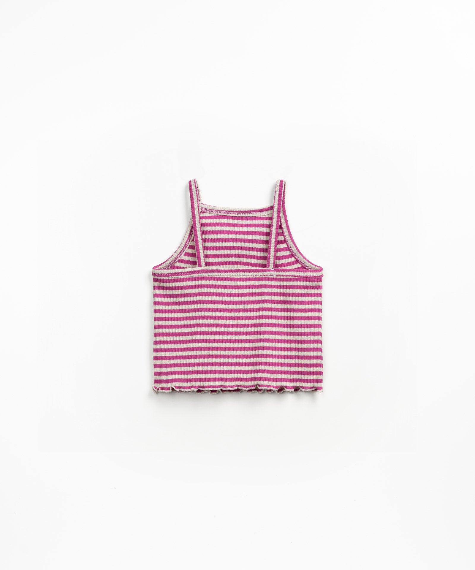 PLAY UP / Striped Rib top