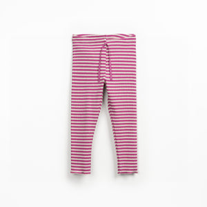 PLAY UP / Striped Rib legging