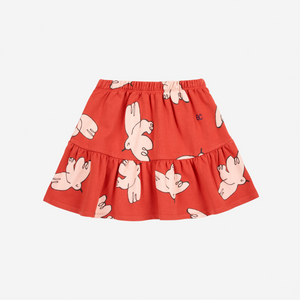 BOBO CHOSES / Freedom Bird all over skirt LAATSTE 128/134