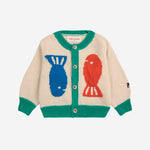 BOBO CHOSES / Lucky Fish cardigan, BABY