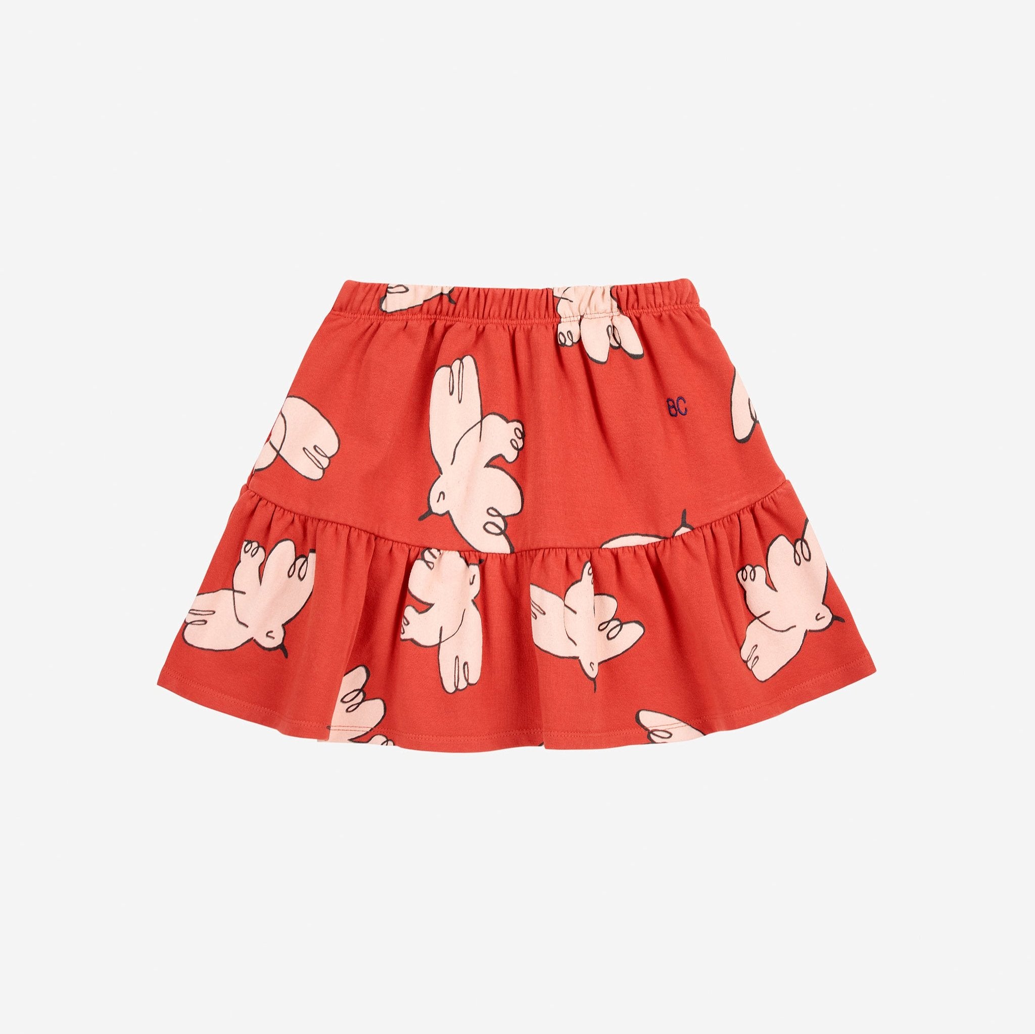 BOBO CHOSES / Freedom Bird all over skirt LAATSTE 128/134