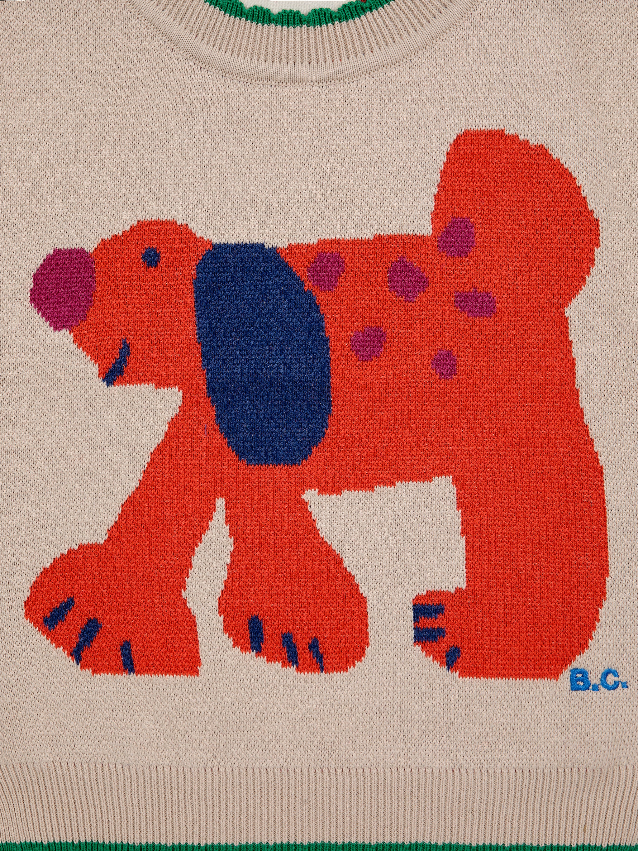 BOBO CHOSES / Fairy Dog jacquard gebreide spencer LAATSTE 128/134