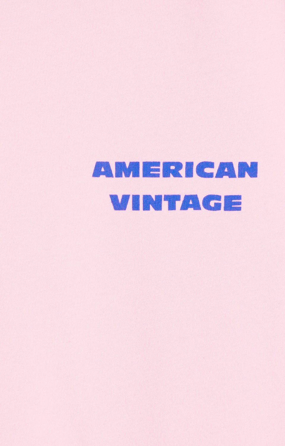 AMERICAN VINTAGE / Fizvalley Tee - baby pink