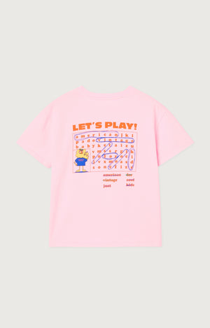 AMERICAN VINTAGE / Fizvalley Tee - baby pink