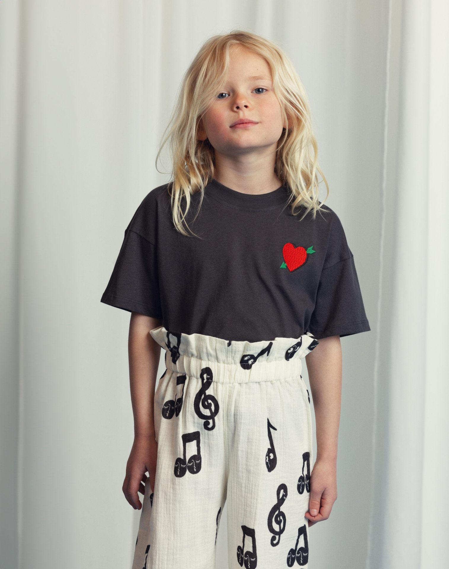 MINI RODINI / Arrowed Heart tee