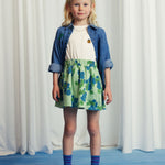 MINI RODINI / Blue roses skirt