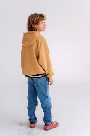 REPOSE / Hoodie - golden sand LAATSTE 4jr/104