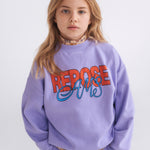 REPOSE / Crewneck sweater - bright violet Laatste 2jr/92