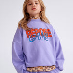 REPOSE / Crewneck sweater - bright violet Laatste 2jr/92