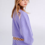 REPOSE / Crewneck sweater - bright violet Laatste 2jr/92