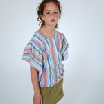 REPOSE / Drip Top - multi stripe