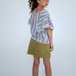 REPOSE / Drip Top - multi stripe