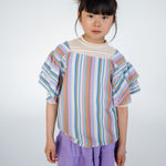 REPOSE / Drip Top - multi stripe