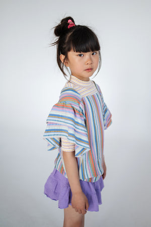 REPOSE / Drip Top - multi stripe