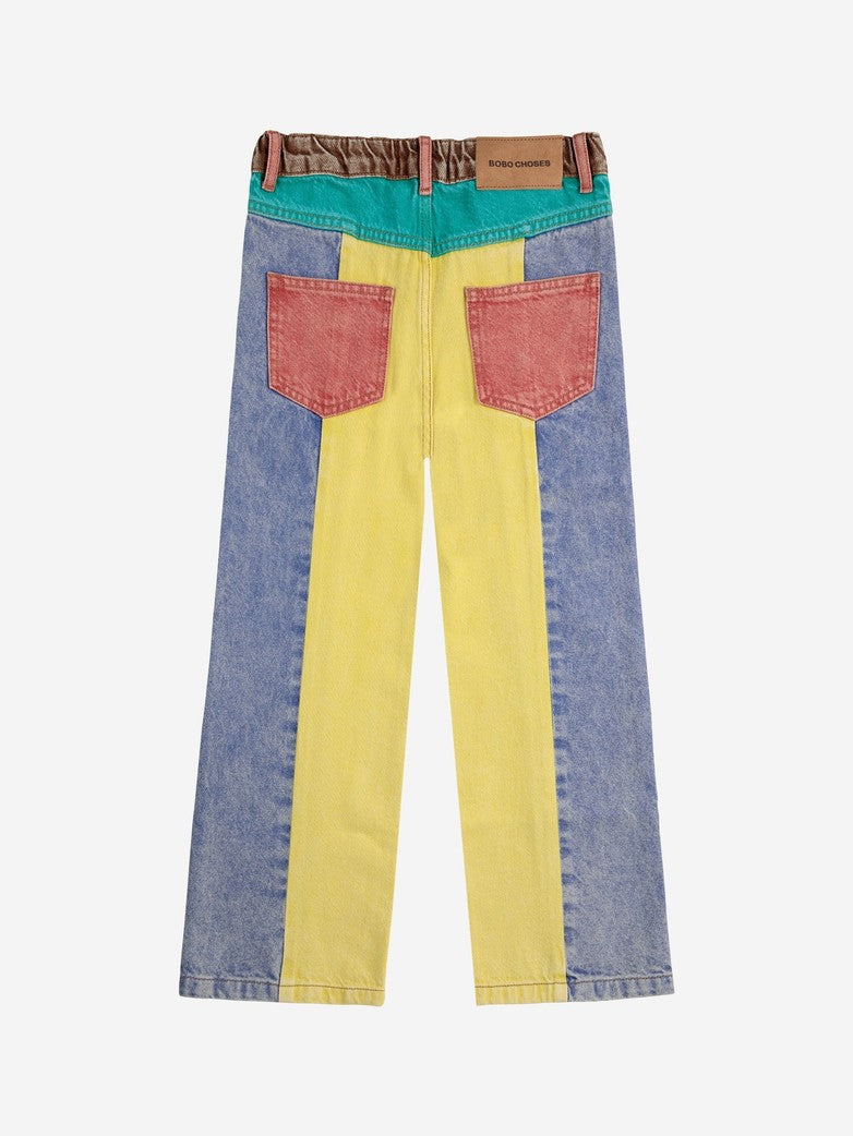 BOBO CHOSES / Color block denim pants