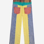 BOBO CHOSES / Color block denim pants