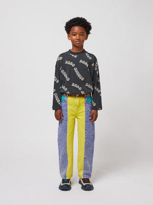 BOBO CHOSES / Color block denim pants