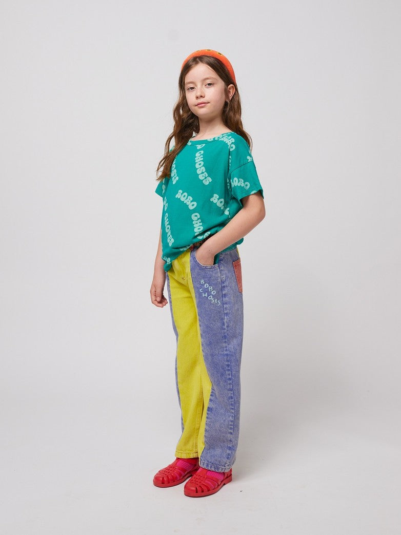 BOBO CHOSES / Color block denim pants