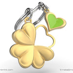 MTM-GIFTS / Sleutelhanger Clover 4 luck